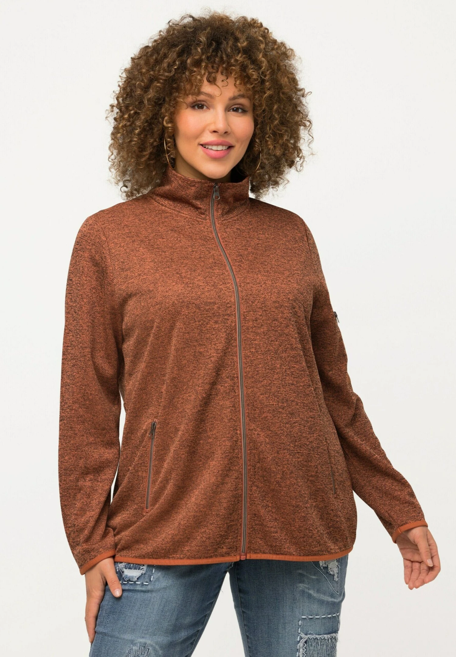 Ulla Popken Kardigan - Mahonie 3 Ulla Popken Kardigan - Mahonie