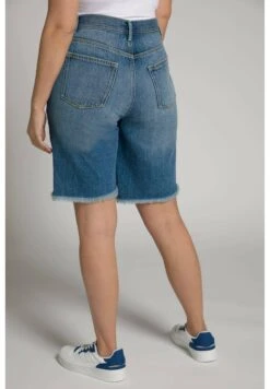 Ulla Popken Szorty Jeansowe - Blue Denim -Lindex ebecb950048845b08d48e20e2fdb9043