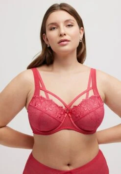 Ulla Popken STIKSEL CUP - Biustonosz Z Fiszbiną - Sorbet Pink -Lindex ed07cf4c8ffe493ea16618a7cbe5d2fc