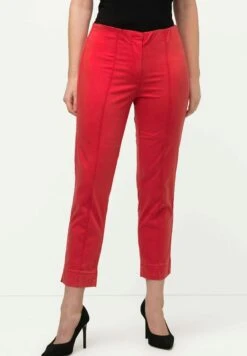 Ulla Popken Spodnie Materiałowe - Rouge Pavot