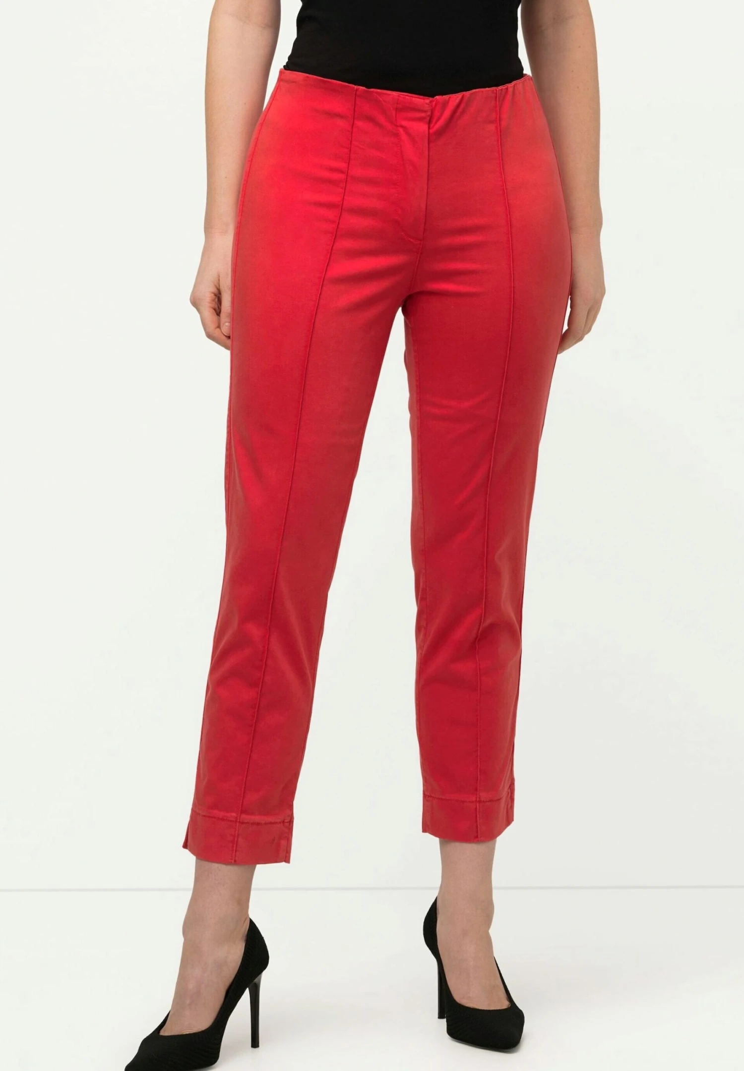 Ulla Popken Spodnie Materiałowe - Rouge Pavot 3 Ulla Popken Spodnie Materiałowe - Rouge Pavot