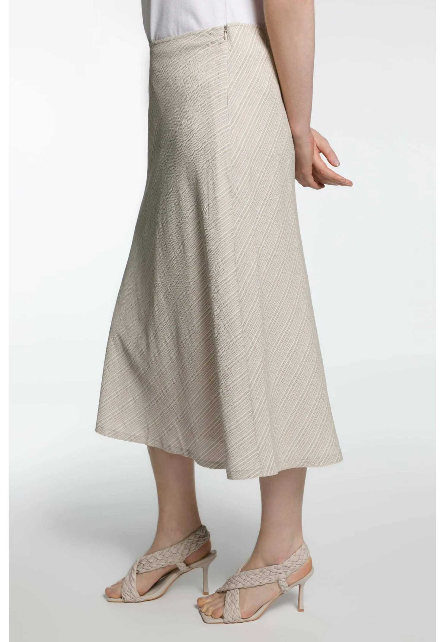 Ulla Popken Spódnica Trapezowa - Zand 6 Ulla Popken Spódnica Trapezowa - Zand - obrazek 4