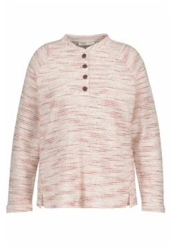 Ulla Popken JACQUARD - Bluza - Pink Stripe -Lindex eecaf7616d414e9b92ff9f9186daa29b