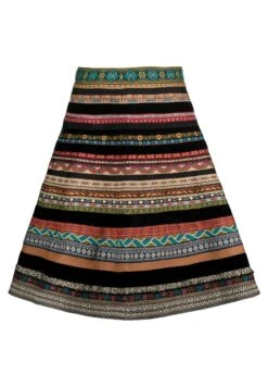 Ulla Popken Spódnica Trapezowa - Multicolore -Lindex efa9248b44db402d9c9ccb6e15dd97f1