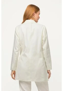 Ulla Popken Krótki Płaszcz - Blanc Neige -Lindex f003fc999d4a470fb3a1fe1198c5d6f0