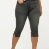 Ulla Popken Szorty Jeansowe - Jean Gris Clair -Lindex f00c86a93a7b4adea8248909a2e6cd0e