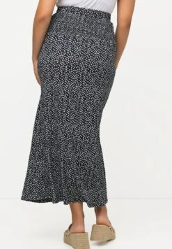 Ulla Popken Długa Spódnica - Marine -Lindex f099192f784c48f6870976d1e625d2e9