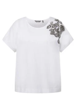 Ulla Popken T-shirt Z Nadrukiem - Blanc Neige -Lindex f0a69a7621274a4085d1f1f82ccac129
