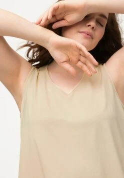 Ulla Popken A-LINIE V-AUSSCHNITT ÄRMELLOS - Top - Popcorn 9 Ulla Popken A-LINIE V-AUSSCHNITT ÄRMELLOS - Top - Popcorn -Lindex f1789b8f966848dca6ca3e86af6d90c1