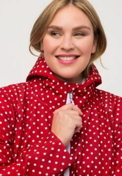 Ulla Popken Kurtka Przeciwdeszczowa - Salsa 10 Ulla Popken Kurtka Przeciwdeszczowa - Salsa -Lindex f2b96f53bf544a6399465a604582d41f