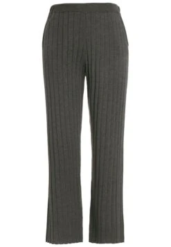 Ulla Popken Spodnie Materiałowe - Donkergrijs Melange -Lindex f479791065fc46878e292787a36ec5f7