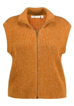 Ulla Popken Kardigan - Goldbraun -Lindex f57c2ce1ec1344db92722b0c1ff8de4f