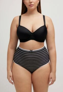 Ulla Popken MAXI LOT DE 3 RAYURES TAILLE HAUTE - Figi - Black