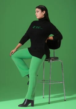 Ulla Popken Sweter - Black -Lindex f68ede35f2694c1dba57b2929f52ae86