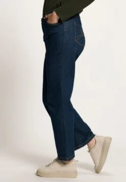 Ulla Popken Jeansy Dzwony - Dark Blue Denim -Lindex f7ce0cf0779a4778919522198504f6fe