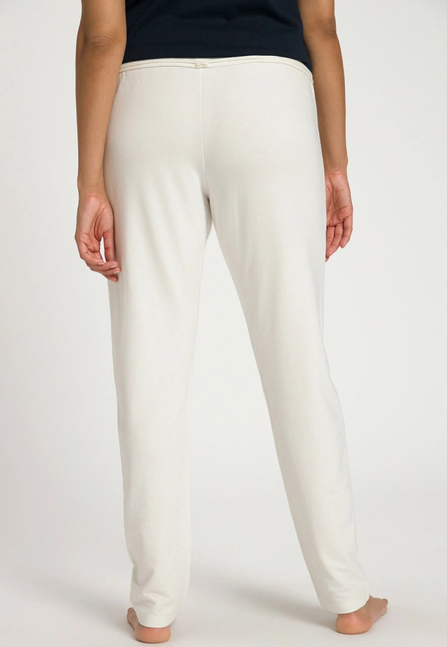 Ulla Popken Spodnie Treningowe - Crèmewit 5 Ulla Popken Spodnie Treningowe - Crèmewit - obrazek 3