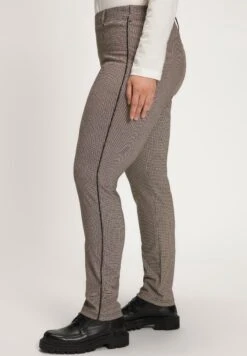 Ulla Popken Spodnie Materiałowe - Donkerbeige -Lindex f8965e64dd3a45d09f7d9d6faba67af8