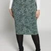 Ulla Popken Spódnica Ołówkowa - Menthe