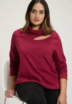 Ulla Popken Bluzka Z Długim Rękawem - Kersenrood -Lindex fa6f33ab737f4d44abac5cc98cca5cb6