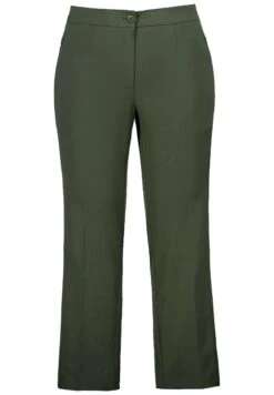 Ulla Popken Spodnie Materiałowe - Olivgrau -Lindex faa1bdd943a446b7bf8b127c49e58187