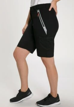 Ulla Popken FUNCTIONAL QUICK DRY STRETCH CYCLING - Szorty - Black -Lindex fb224993b4c344b99a3bf3c97e3145a4