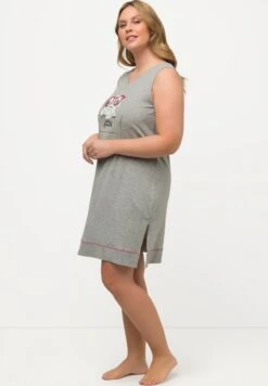 Ulla Popken Koszula Nocna - Light Gray Melange 8 Ulla Popken Koszula Nocna - Light Gray Melange -Lindex fd6f80b587e04815b0b24eec0d7055d2