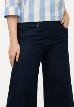 Ulla Popken MARLENE SOFT CROPPED CULOTTE - Jeansy Dzwony - Blue Denim 10 Ulla Popken MARLENE SOFT CROPPED CULOTTE - Jeansy Dzwony - Blue Denim -Lindex fe07924ad8244f90bcf5c84458b51d0f