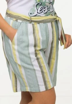 Ulla Popken Szorty - Light Moss Green -Lindex ff86197c76b74abf9233ed2892abbb6d